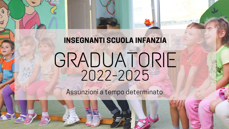 Graduatorie assunzioni a tempo determinato insegnanti scuole infanzia